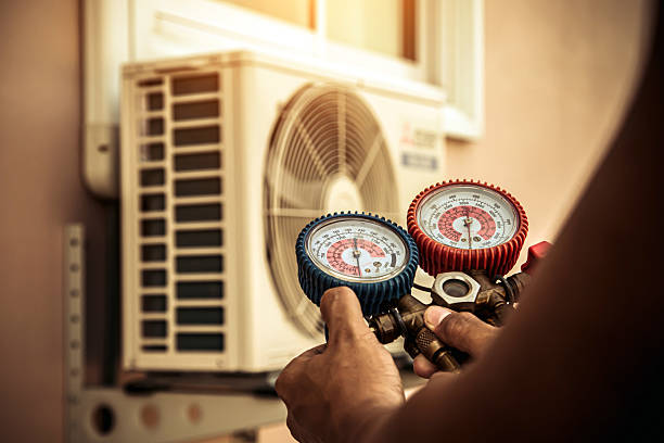 Professional Hvac technician working in Cressona, PA